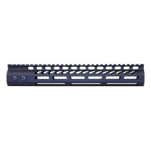 Guntec 12″ Ultra Lightweight Thin M-LOK System Free Floating Handguard With Monolithic Top Rail (Anodized Black)