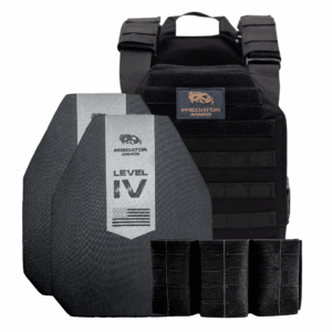 Predator Armor Level IV Loaded Bundle - Ceramic - Black