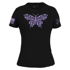 Grunt Style Women's 2A Butterfly Slim Fit Shirt